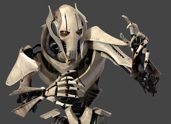 General Grievous A new villain introduced in Star Wars Episode III: Revenge 