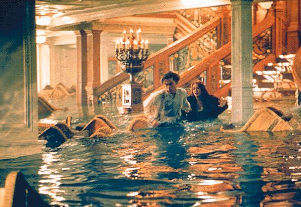 Titanic Water Scene