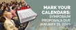 TMS2027 Proposal Deadline